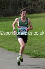 Gavin Hill (Sale) moved into the lead on the 3rd leg of the senior mens 12 stage relay, 2014 Northern 12 and 6 Stage Relays, Heaton Park Manchester. Photo: David T. Hewitson/Sports for All Pics